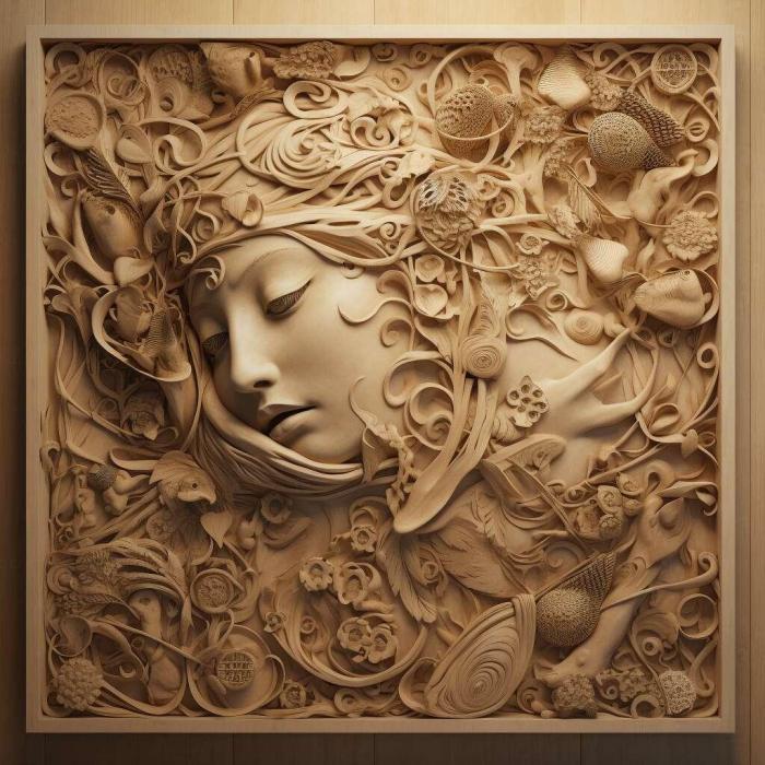 نموذج ثلاثي الأبعاد لآلة CNC 3D Art 